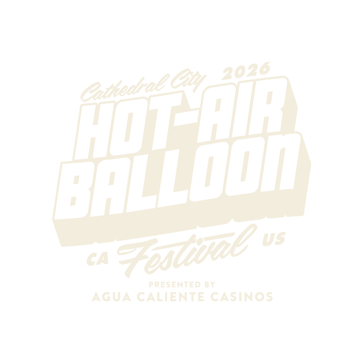 Cathedral City Hot Air Balloon Festival 2026 logo